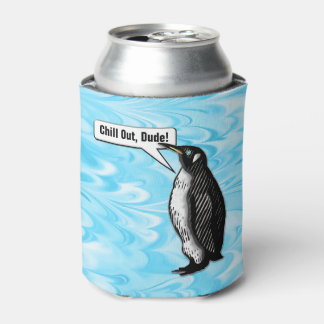 Cooler Pinguin-Talk (Personalisiert) Dosenkühler