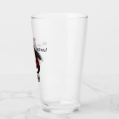 Cooler Pinguin | Text anpassen Glas (Links)
