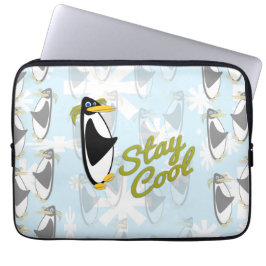 Cooler Pinguinstil bleibe Laptopschutzhülle