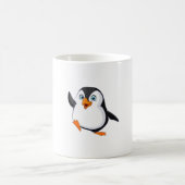 "Cooler Pinguinstrut: Der ultimative Stimmungsvers Kaffeetasse (Mittel)