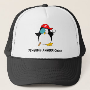 Cooler PiratPenguin Truckerkappe