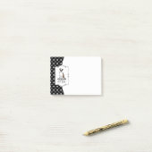 Cooler Pit Bull mit Sonnenbrille (lt brindle white Post-it Klebezettel (Auf Schreibtisch)