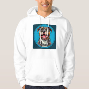 Cooler Pitbull-Hund Hoodie