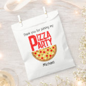 Cooler Pizza-Party Kindergeburtstag Geschenktütchen (Ausgeschnitten)