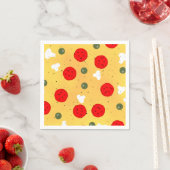 Cooler Pizza-Party Kindergeburtstag Serviette (Beispiel)