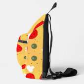 Cooler Pizzapepperoni-Pilz Crossbody Bag (Rechts)