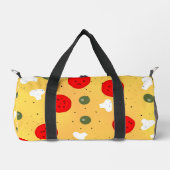 Cooler Pizzapepperoni-Pilz Duffle Bag (Vorderseite)