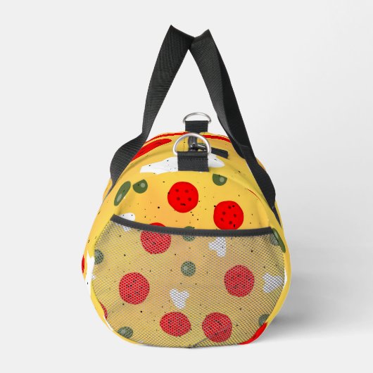 Cooler Pizzapepperoni-Pilz Duffle Bag (Rechts)