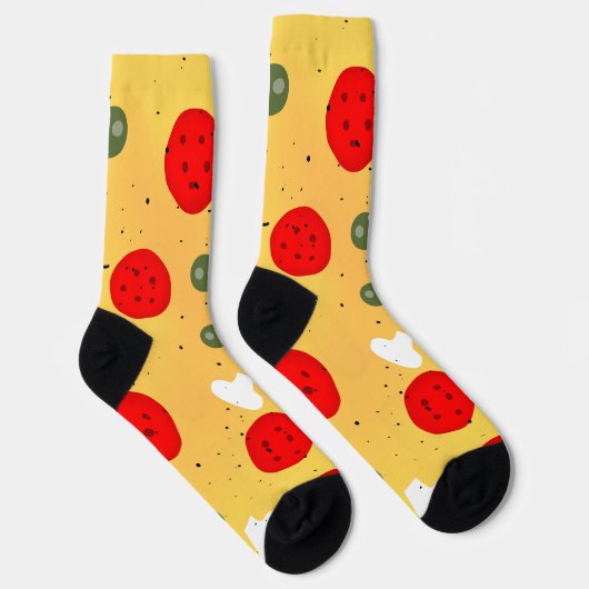 Cooler Pizzapepperoni-Pilz Socken (Rechts)