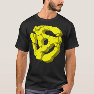 Cooler Plattenspieler 45 RPM Adapter-Shirt für DJ- T-Shirt