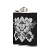 Cooler Poker Player Flachmann (Links)