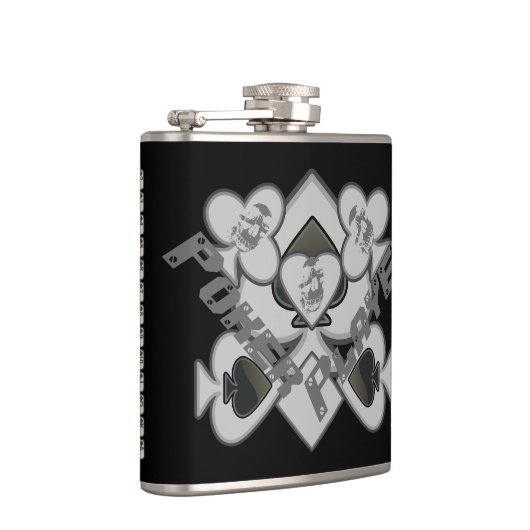 Cooler Poker Player Flachmann (Rechts)