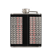 Cooler Poker Player Flachmann (Rückseite)