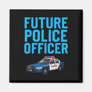 Cooler Polizeibeamter Design für Kleinkinder C Magnet
