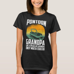 Cooler Pontoon-Opa - Lustiger Pontoon-Kapitän T-Shirt