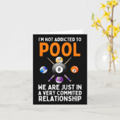 Cooler Pool Art für Damen Boys Billiard 8 Ball P Karte (Gelbe Blume)