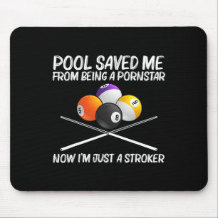 Cooler Pool Billard für Männer Frauen 8 Ball Pool Mousepad