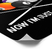 Cooler Pool Billard für Männer Frauen 8 Ball Pool Poster (Ecke)