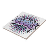 Cooler Pop Art Fliese (Seite)