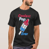Cooler Pop je Popsicle Funny Retro Bomb Väter T-Shirt (Vorderseite)