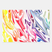 Cooler Pop mit leuchtendem Marmor Geschenkpapier Set (Vorderseite 3)