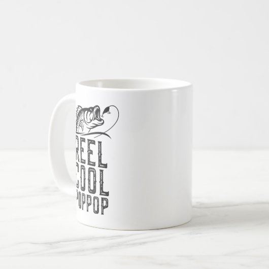 Cooler Pop-Pop Angeln Grandpa PopPop T-S Kaffeetasse (Vorderseite Links)