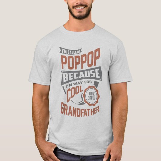 Cooler Pop Pop. Perfektes Geschenk! T-Shirt (Vorderseite)
