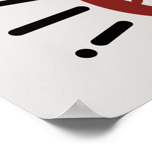 Cooler Proud-Fußballsport Poster (Ecke)