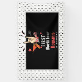 Cooler Punk Rockstar Erster Geburtstag Banner (Vertikal)