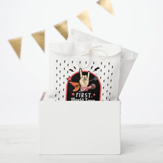 Cooler Punk-Rockstar-Erster-Geburtstag Geschenktütchen (Party)