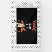 Cooler Punk Rockstar Geburtstag jedes Alter Banner (Vertikal)