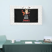 Cooler Punk Rockstar Geburtstag jedes Alters Banner (Messeveranstaltung)