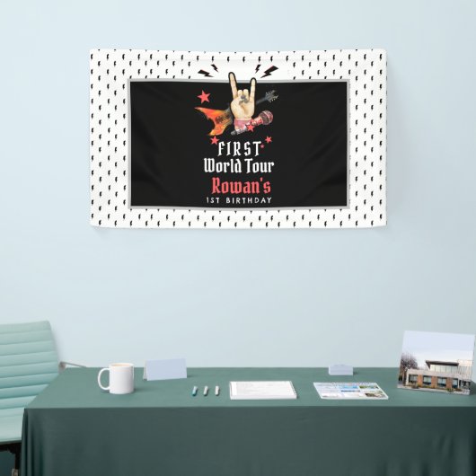 Cooler Punk Rockstar wird ein Jahr alt Banner (Messeveranstaltung)