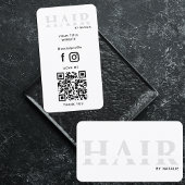 Cooler QR-Code Haarstylist Kosmetologie Beruflich Visitenkarte