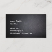 Cooler QR-Code mit dunkler Visitenkarte (Rückseite)