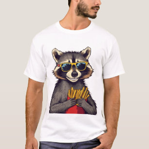 Cooler Raccoon-Genuss T-Shirt