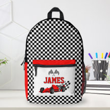 Cooler Race Car Boy Individuelle Name Personalisie