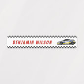 Cooler Race Care Individuelle Name Markierung Wate Etiketten (Design 1)