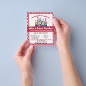 COOLER RAFFLE FUNDRAISER FLYER (Gruppe)