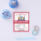 COOLER RAFFLE FUNDRAISER FLYER (Einzeln)