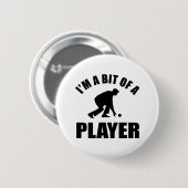 Cooler Rasen-Bowlingsentwurf Button (Vorne & Hinten)