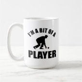 Cooler Rasen-Bowlingsentwurf Kaffeetasse (Links)