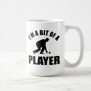 Cooler Rasen-Bowlingsentwurf Kaffeetasse