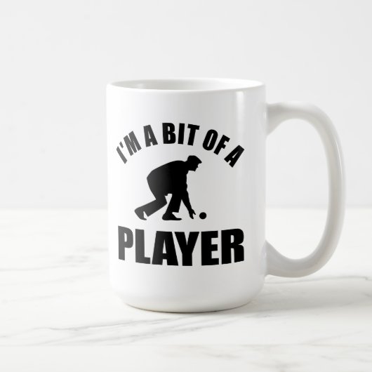 Cooler Rasen-Bowlingsentwurf Kaffeetasse (Rechts)