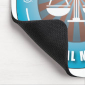 Cooler Rechtsanwalt-Verein Mousepad (Ecke)