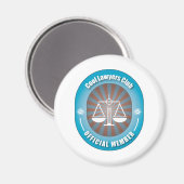 Cooler Rechtsanwaltsklub Magnet (Vorderseite/Rückseite)