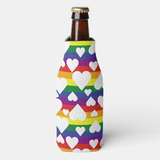 Cooler Regenbogen Flaschenkühler (Flaschenvorderseite)