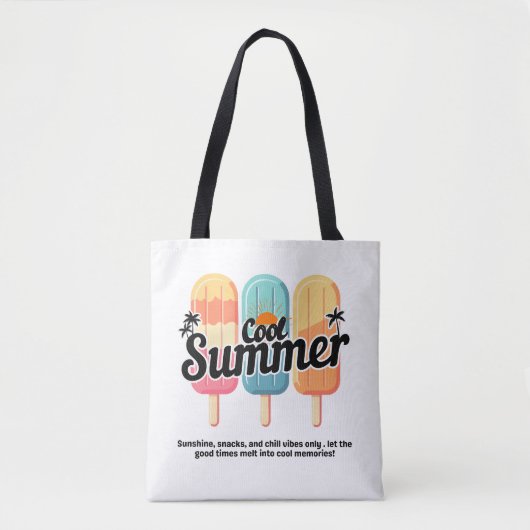 Cooler Regenbogen Popsiary Tote Bag Tasche (Vorderseite)