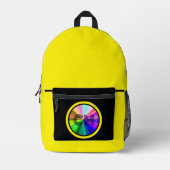 Cooler Regenbogen von Farben nach Maß Bedruckter Rucksack (Vorderseite)
