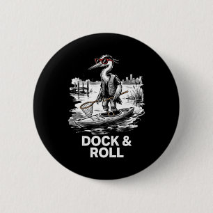 Cooler Reiherdock und Roll-Kajakfahren Seelenleben Button